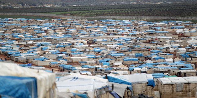 A general view shows tents housing internally displaced people in Atma camp, near the Syrian-Turkish border in Idlib Governorate, Syria March 15, 2016. Picture taken March 15, 2016. REUTERS/Khalil Ashawi TPX IMAGES OF THE DAY 
