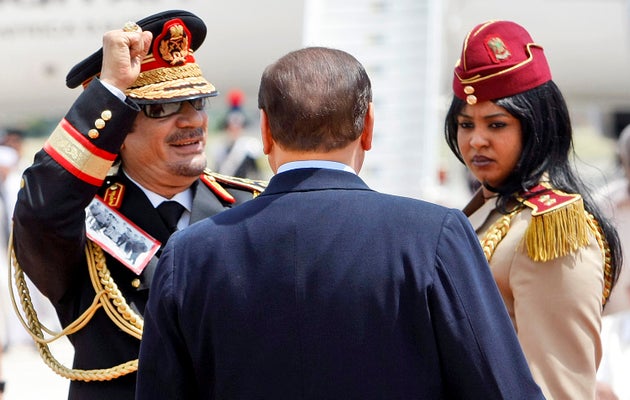 Gaddafi Women Bodyguards Photos Of The Amazonian Guard Huffpost Gaddafi Women Bodyguards Photos Of The Amazonian Guard Huffpost
