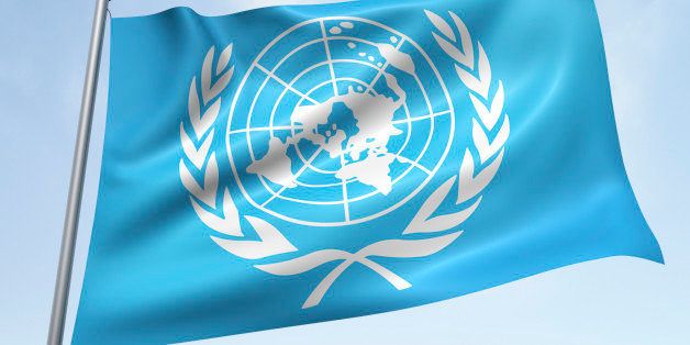 United Nations Organization Flag
