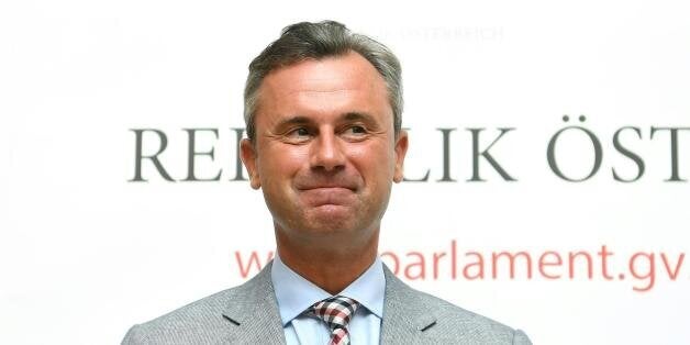 The third President of the National Council and far right FPOe presidential candidate Norbert Hofer attends a press conference on the annulation of the last presidential election on July 1, 2016, in Vienna. Austria's highest court on July 1 annulled May's presidential election result following a legal challenge from the far-right Freedom Party (FPOe), whose candidate lost by a narrow margin, citing irregularities. Before the new election, current President Heinz Fischer will still step down as planned and will be replaced on an interim basis by three parliamentary officials -- one of whom is Hofer. / AFP / APA / HELMUT FOHRINGER / Austria OUT (Photo credit should read HELMUT FOHRINGER/AFP/Getty Images)