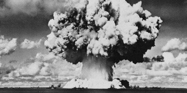 Nuclear Bomb Explosion, Baker Day Test, Bikini, 25th July 1946