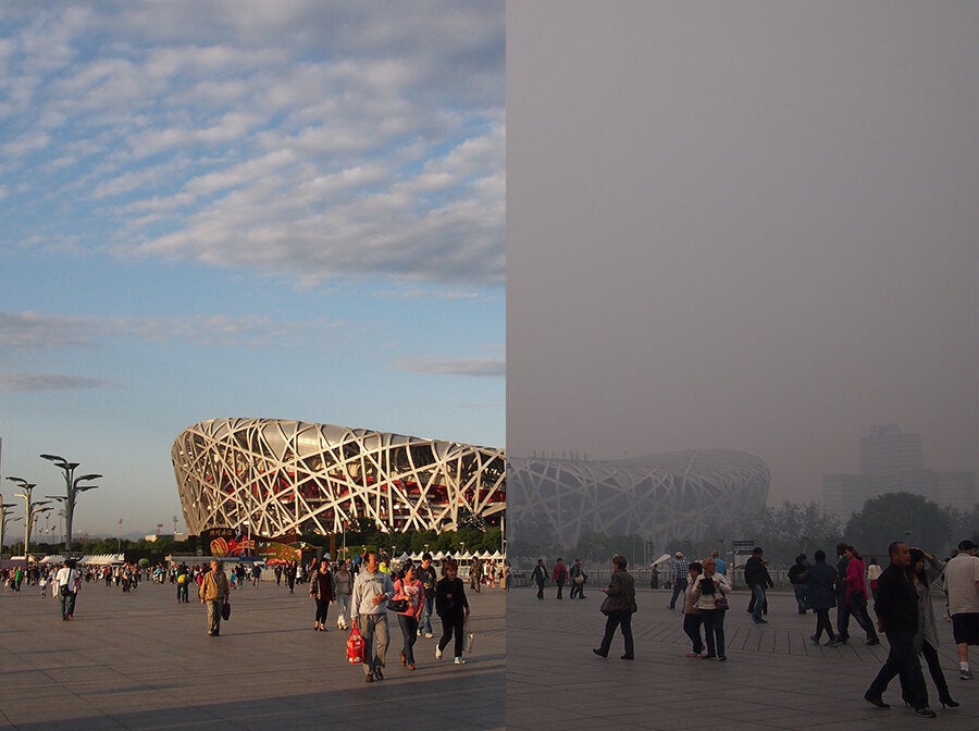 The National Stadium, aka The Bird's Nest