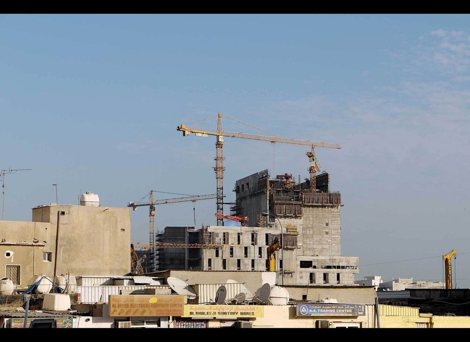 The Msheireb construction site in the heart of Old Doha.