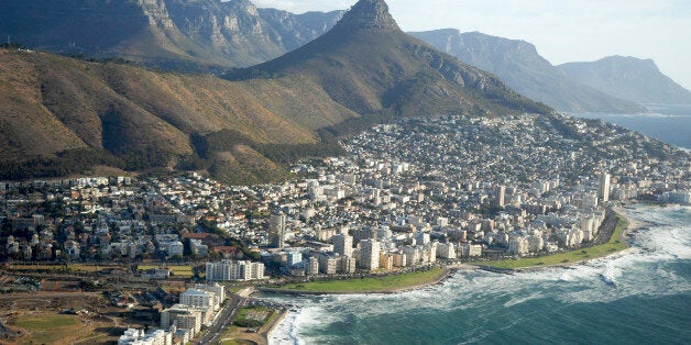 Cityscape of Cape Town in South Africa a venue of the 2010 World Cup, February 17, 2010. The 2010 World Cup soccer finals will take place in South Africa from June 11 - July 11. WORLD CUP 2010 PREVIEW - CITYSCAPE REUTERS/Euroluftbild.de (SOUTH AFRICA - Tags: SPORT SOCCER CITYSCAPE) BEST QUALITY AVAILABLE