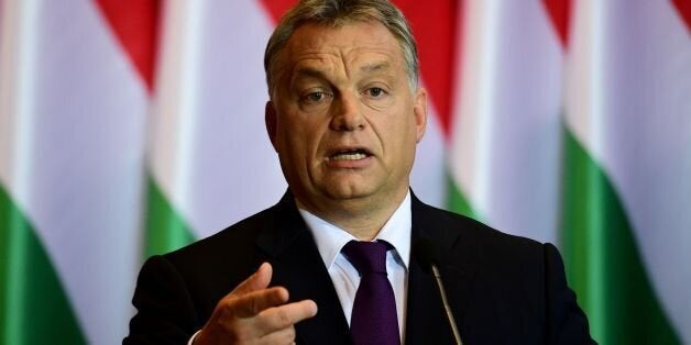 Hungarian Prime Minister Viktor Orban attends a press conference on the last weekand's referendum in Hungary in Budapest on October 4, 2016. Hungary's prime minister on Monday vowed that Budapest would still reject the EU's controversial migrant quota plan, despite low turnout in a referendum on the issue invalidating the vote. / AFP / ATTILA KISBENEDEK (Photo credit should read ATTILA KISBENEDEK/AFP/Getty Images)