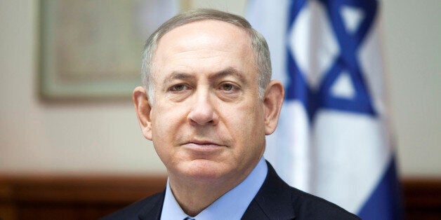 Israeli Prime Minister Benjamin Netanyahu attends the weekly cabinet meeting at his Jerusalem office December 25, 2016. REUTE