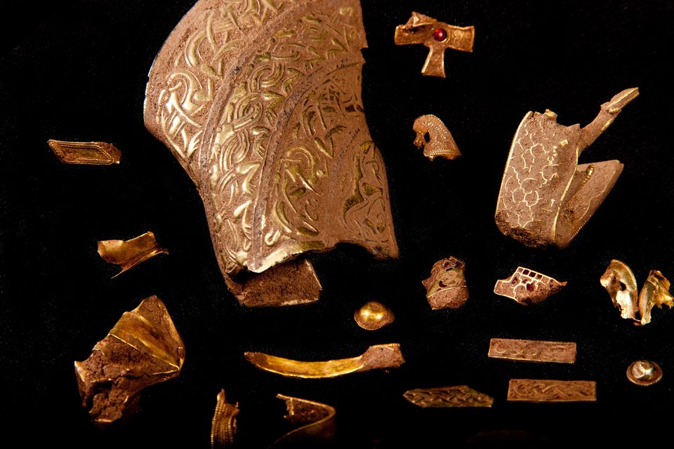 Staffordshire Hoard Gold Fragments 