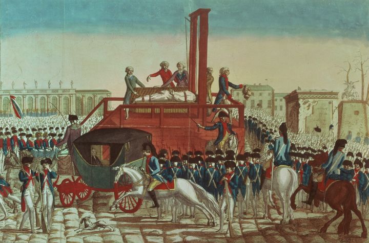 Execution of Louis XVI (Capet), 21st January 1793 (print)