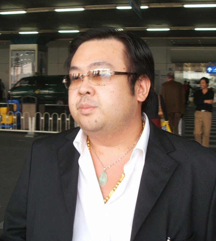 BEIJING, CHINA: A man believed to be the eldest son of North Korean leader Kim Jong-Il, Kim Jong-Nam, answers Japanese repor