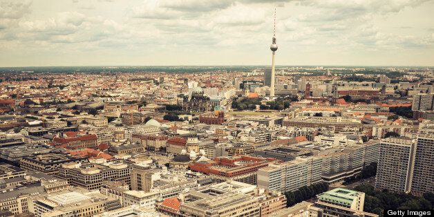 Berlin television tower in Alexander Platz - Germany