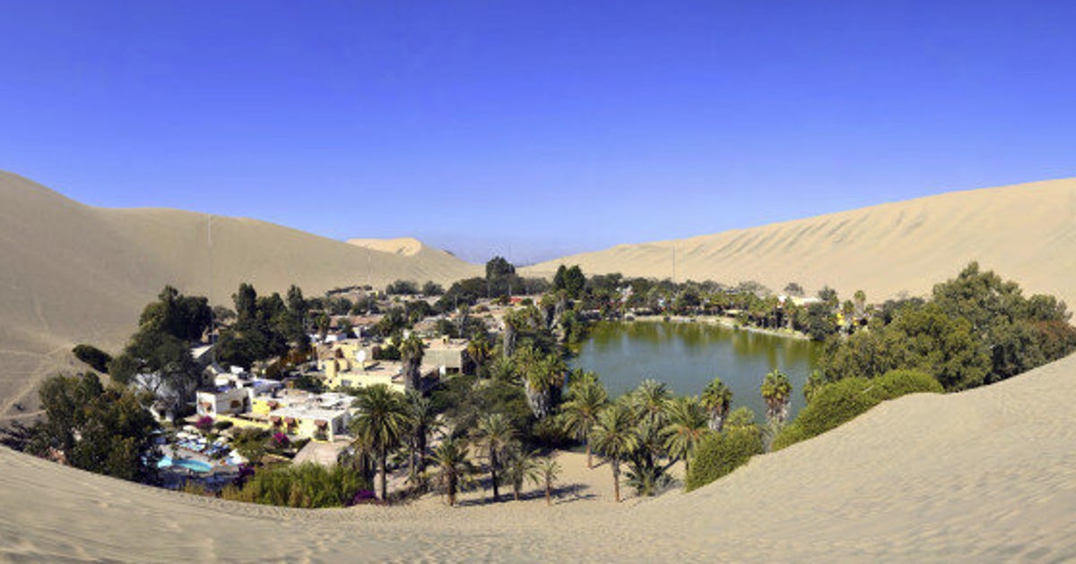 Non è un miraggio. Huacachina un'oasi nel deserto. Un paradiso nel