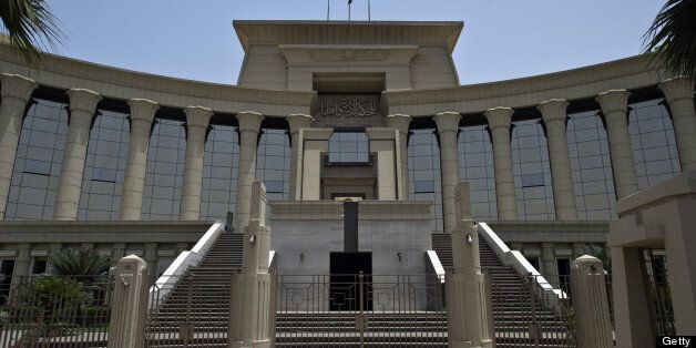 A general view of the outside of the constitutional court in Cairo on June 2, 2013. Egypt's highest court invalidated the Islamist-dominated Senate and a panel that drafted the constitution, throwing the country into fresh political uncertainty. AFP PHOTO / KHALED DESOUKI (Photo credit should read KHALED DESOUKI/AFP/Getty Images)
