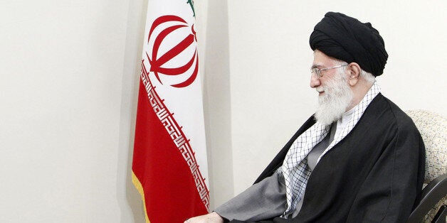 TEHRAN, IRAN - JANUARY 29 : Turkey's Prime Minister Recep Tayyip Erdogan (L) meets with Iran's Supreme Leader Ayatollah Ali
