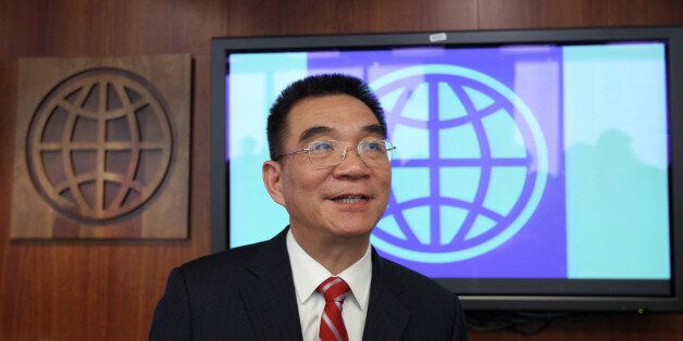 BEIJING, CHINA - JANUARY 18: (CHINA OUT) Justin Yifu Lin, senior vice president and chief economist at the World Bank, speaks during the launch of the report entitled 'Global Economic Prospects 2012' at the World Bank Office on January 18, 2012 in Beijing, China. The bi-annual report warns that economic growth is slowing down and urges developing countries to prepare for further economic shocks caused by the deepening debt crisis in Europe. (Photo by ChinaFotoPress/Getty Images)
