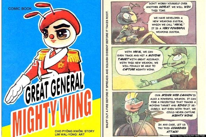 Korean comic. North Korea Comics.