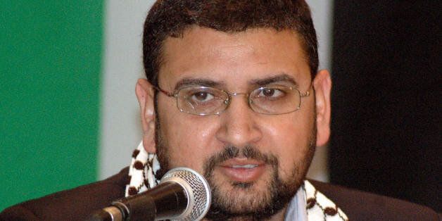 Sami Abu-Zuhri, a spokesman for the Islamist Palestinian movement Hamas addresses a news conference in Istanbul, on January 17, 2009. At least 1,203 Palestinians, including 410 children, have now been killed and 5,300 wounded in the three-week-old Israeli offensive. Egypt has invited several heads of state, along with Palestinian president Mahmud Abbas and UN Secretary General Ban Ki-moon, to a summit on the Gaza crisis on Sunday, diplomatic sources said. AFP PHOTO/STR (Photo credit should read STR/AFP/Getty Images)