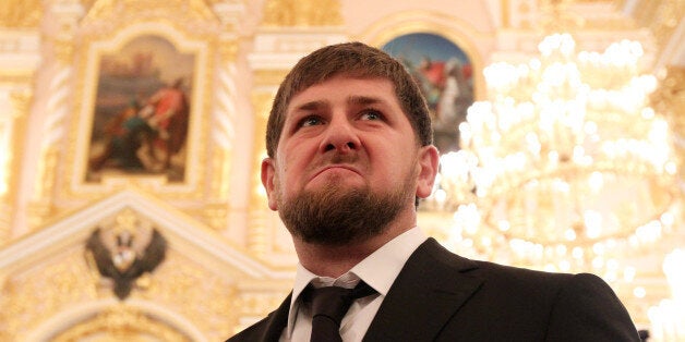 MOSCOW, RUSSIA -DECEMBER 27: Head of the Chechen Republic Ramzan Kadyrov attends a State Council meeting at Grand Kremlin Pal