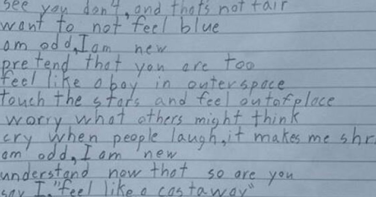 Mi Sento Un Bambino Nello Spazio Tocco Le Stelle E Non Mi Sento Al Mio Posto La Toccante Poesia Di Un Autistico L Huffpost