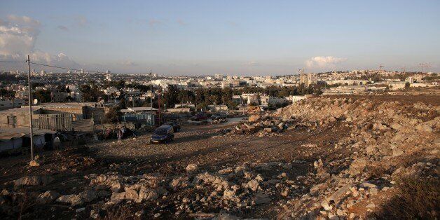 A general view of the Givat HaMatos, a Jewish settlement suburb of annexed east Jerusalem on October 2, 2014. Peace Now, an Israeli group that monitors the building of settlements, said it was extremely unlikely that any Palestinians would be allowed to live in the new settler homes in the neighbourhood of Givat Hamatos. AFP PHOTO/AHMAD GHARABLI (Photo credit should read AHMAD GHARABLI/AFP/Getty Images)
