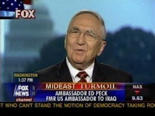 Israel Sending Edward Peck, Former U.S. Ambassador, Home From Seized Ship, Wife