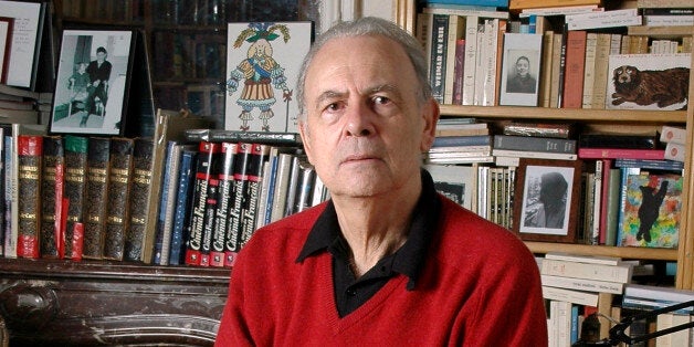 In this undated photo provided by publisher Gallimard, French novelist Patrick Modiano poses for a photograph. Patrick Modiano of France has won the 2014 Nobel Prize for Literature. (AP Photo/Gallimard)