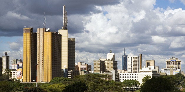 KENYA - OCTOBER 27: The city skyline of Nairobi stands beyond Uhuru Park in Nairobi, Kenya, on Sunday, Oct. 21, 2007. Nairob
