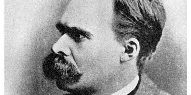 'Superman': Friedrich Nietzsche, German philosopher, 19th century (1956). Nietzsche (1844-1900) put forward the idea of the Ãbermensch (Superman) as an objective for humanity to aspire to in his book Thus Spoke Zarathustra, published in 1883. From the Picture Post Library. A print from 'Ideas, a volume about the origin and early history of many things, common and less common, essential and inessential', by Readers Union The Grosvenor Press, London, 1956. (Photo by The Print Collector/Print Collector/Getty Images)