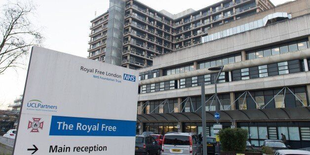 A picture shows a general view of The Royal Free hospital in north London on December 30, 2014, where the first Ebola patient to be diagnosed in the UK will be treated after being airlifted from Glasgow. A volunteer nurse who contracted Ebola while working in Sierra Leone was airlifted from Scotland to a specialist clinic in London on December 30. The patient, who is a British National Health Service nurse who was working for the charity Save the Children, will be treated in an isolation ward in a hospital bed equipped with its own ventilation system. The ward is the only one of its kind in Britain. AFP PHOTO / LEON NEAL (Photo credit should read LEON NEAL/AFP/Getty Images)