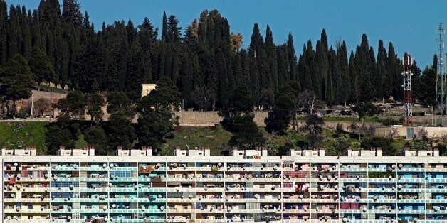 CONSTANTINE, ALGERIA - JANUARY 13: January 13th, 2012, city of Constantine, Algeria. An old fortified town perched high up on