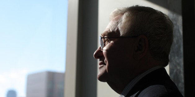 BOSTON - JANUARY 29: Dr. Herbert Benson has championed his 20-minute breathing and focusing routine for the last 35 years. It's based on meditation techniques and he argues it's more relevant than ever now in these turbulent times. Pictured at Mass General Hospital. (Photo by Suzanne Kreiter/The Boston Globe via Getty Images)