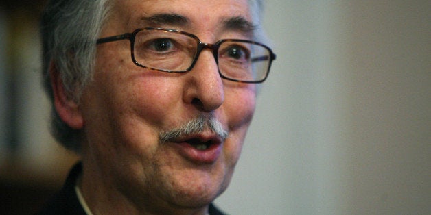 Former Iranian president, Abolhassan Bani-Sadr, gestures as he speaks during an interview with the Associated Press in Versailles, west of Paris, Wednesday, Dec. 30, 2009. The head of the People's Mujahedeen Organization, Maryam Rajavi, said her group could rally behind Mousavi "despite his past" but only "if he accepts distancing himself from the religious dictatorship." The first president of the post-revolution Islamic Republic, Abolhassan Bani-Sadr, also living in France, is less optimistic. (AP Photo/Michel Euler)