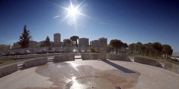 A general view taken on April 14, 2015 shows the Armenian Genocide memorial in the southern French city of Marseille. The 100th anniversary of the start of the tragedy -- which Armenians trace back to the arrest of the leaders of the Armenian community in Istanbul on April 24, 1915 -- has been a matter of major concern for Turkey with the government seeking to engage in offensive diplomacy. AFP PHOTO / BORIS HORVAT (Photo credit should read BORIS HORVAT/AFP/Getty Images)