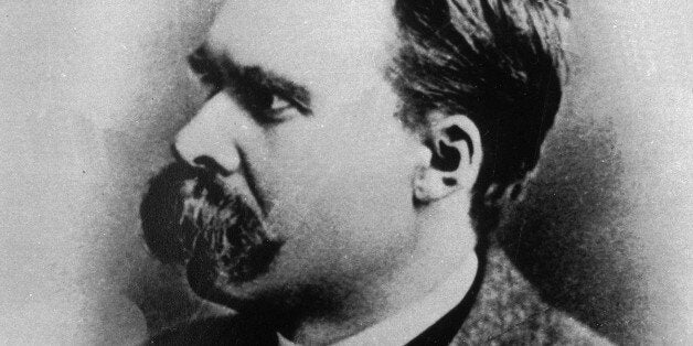 German existentialist philosopher Friedrich Nietzsche is seen in an undated photo. Nietzsche contends that Christianity's em