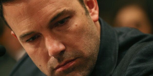 WASHINGTON, DC - MARCH 26: Actor Ben Affleck, founder of the Eastern Congo Initiative, listens to testimony during a Senate Appropriations Committee hearing on Capitol Hill March 26, 2015 in Washington, DC. The committee is hearing testimony on diplomacy, development, and national security in regards to Africa. (Photo by Mark Wilson/Getty Images)