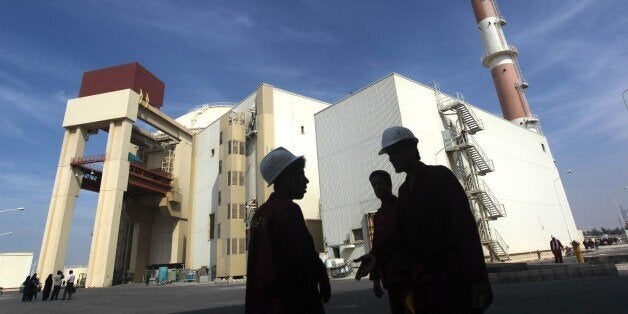 The reactor building at the Russian-built Bushehr nuclear power plant in southern Iran, 1200 Kms south of Tehran, where Iran has began unloading fuel into the reactor core for the nuclear power plant on October 26, 2010, a move which brings the facility closer to generating electricity after decades of delay. AFP PHOTO/MEHR NEWS/MAJID ASGARIPOUR (Photo credit should read MAJID ASGARIPOUR/AFP/Getty Images)