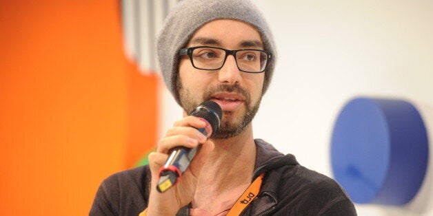 Ijad Madisch (ResearchGate) speaks on a panel discussion during the Digital Life Design (DLD) Conference at the HVB Forum on