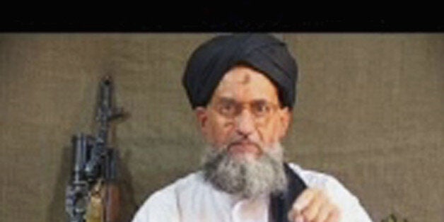 UNSPECIFIED - SEPTEMBER 2: In this video grab taken from a broadcast by Arab television, Al-Qaeda representative Ayman al-Za