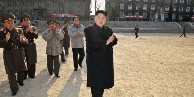 This undated picture released from North Korea's official Korean Central News Agency (KCNA) on January 12, 2014 shows North K