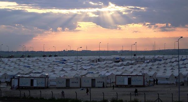 A camp for those displaced by ISIS in Dohuk, Northern Iraq