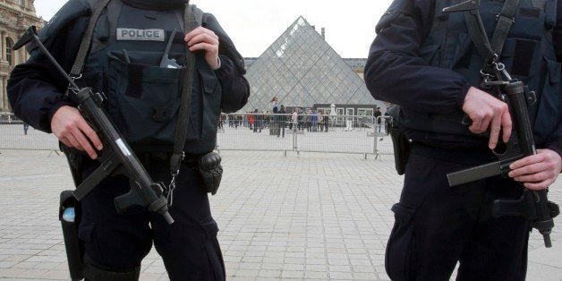 PARIS, FRANCE - NOVEMBER 14: Louvres Museum is closed for security reasons on November 14, 2015 in Paris, France. At least 1