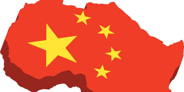 African continent indicating strong Chinese presence