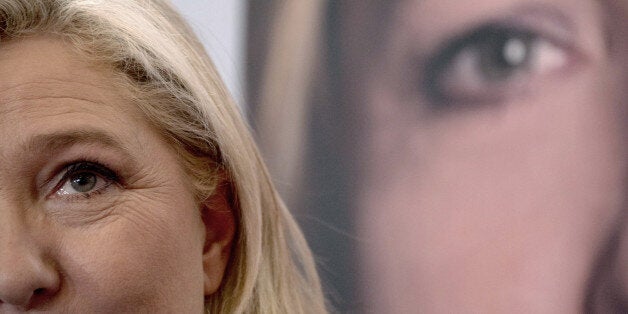 France's far-right National Front (FN) leader Marine Le Pen holds a press conference in Lille on December 7, 2015, a day after the first round of the French regional elections.The National Front (FN) stood at the gates of power in several regions after record scores in the first round of elections, held just three weeks after the Paris attacks. / AFP / DENIS CHARLET (Photo credit should read DENIS CHARLET/AFP/Getty Images)