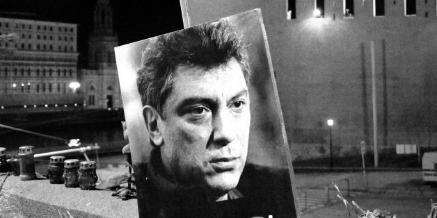 Tribute to Boris Nemtsov. Murdered on Bolshoi Moskovoretsky Bridge, near the Kremlin on 27 February 2015