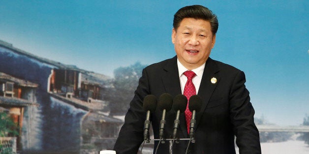 Chinese President Xi Jinping delivers a speech during the World Internet Conference in Wuzhen, east China's Zhejiang province on December 16, 2015. Every nation should have independent authority over its own Internet, Chinese President Xi Jinping said on December 16, telling a government-organised conference that 'freedom and order' are both necessary in cyberspace. CHINA OUT AFP PHOTO / AFP / STR (Photo credit should read STR/AFP/Getty Images)