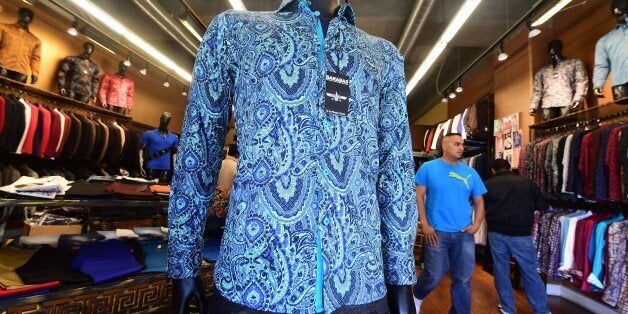 A shirt known as 'Crazy Paisley,' a replica of the shirt worn by Mexican drug-lord Joaquin 'El Chapo' Guzman during his inter