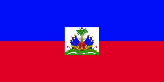 Flag of the country Haiti Vector illustration in official colors.
