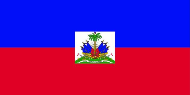 Flag of the country Haiti Vector illustration in official colors.