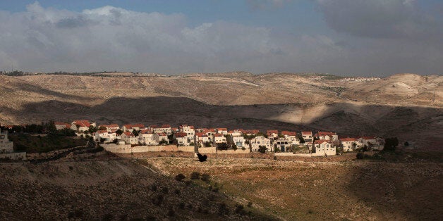 FILE -- This Feb. 24, 2013 file photo shows a general view of the Jewish settlement of Maaleh Adumim, on the outskirts of Jerusalem. U.S. Secretary of State John Kerry set off an uproar in Israel on Sunday, Dec. 6, 2015, after warning that Israel, through its continued West Bank occupation, will become a "binational state." The U.S., the international community and many Israelis have endorsed the "two-state solution" â establishing a Palestinian state and ending Israel's control over millions of Palestinians in territories occupied in the 1967 war. (AP Photo/Sebastian Scheiner, File)