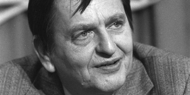 FILE--Olaf Palme, seen in this November 1980 file picture, the Swedish prime minister shot down in 1986, is stirring debate anew on the 10th anniversary of his assassination - more for his politics in life than the continuing mystery of his death. Armed with charisma and a gift of oratory, Palme sought the middle ground in the Cold War and the spotlight in world events. (AP Photo)