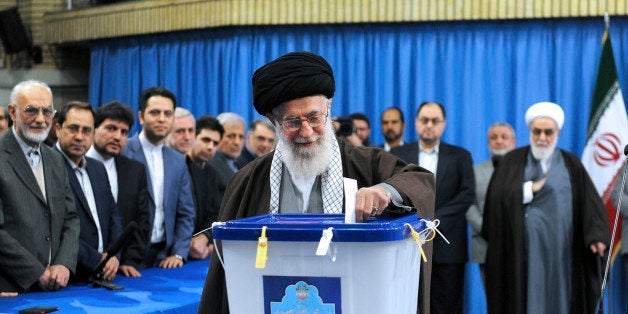 FILE -- In this Friday, Feb. 26, 2016 file photo, released by official website of the office of the Iranian supreme leader, S